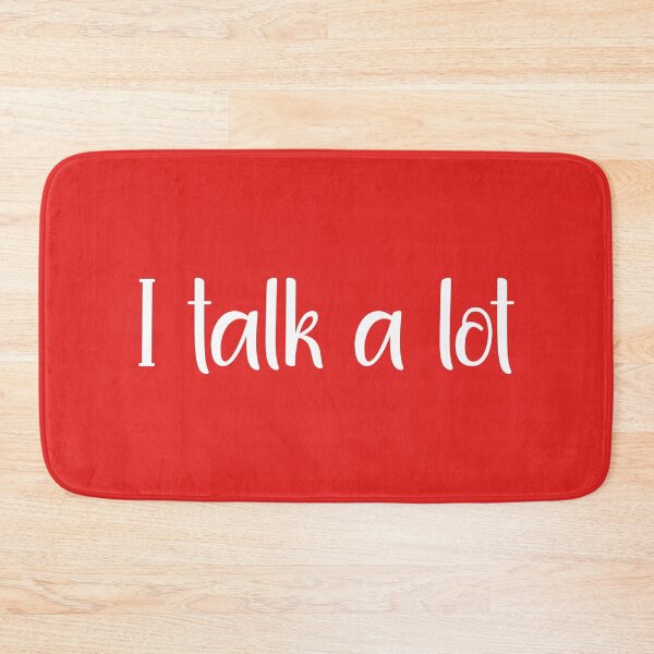 Item preview, I Talk a Lot - Viral Meme (Red BG) designed and sold by FilipeFerreira.