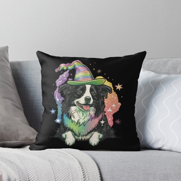 Item preview, Border Collie Dog Wizard Witch Kawaii designed and sold by Leonardo Palumbo.
