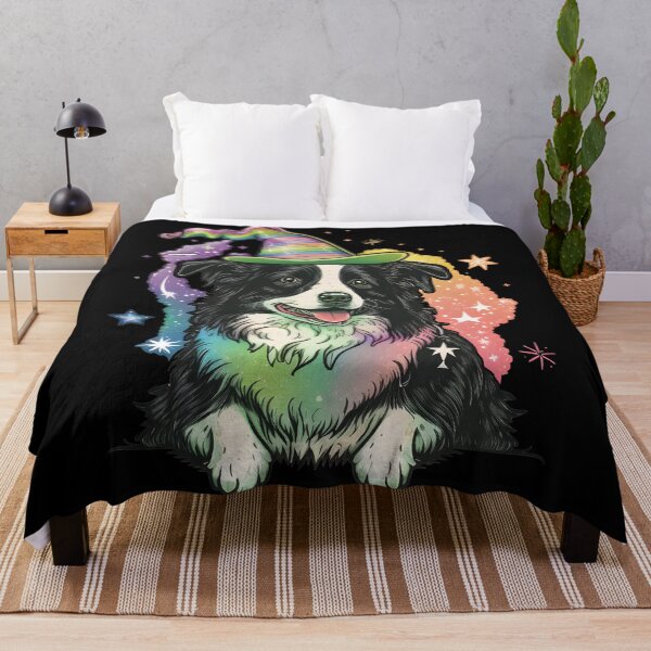 Item preview, Border Collie Dog Wizard Witch Kawaii designed and sold by Leonardo Palumbo.