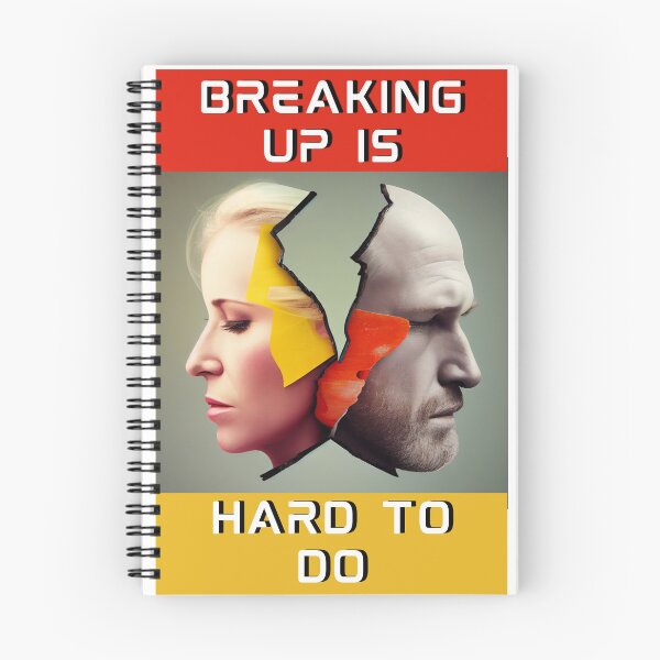 Item preview, Breaking Up Is Hard To Do Sticker designed and sold by Revjock.