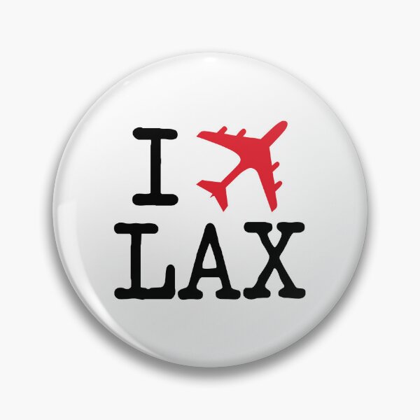 Item preview, I Love LAX - Los Angeles International Airport Code Design for Aviation Lovers designed and sold by Ikaroots.