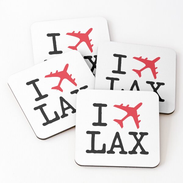Item preview, I Love LAX - Los Angeles International Airport Code Design for Aviation Lovers designed and sold by Ikaroots.