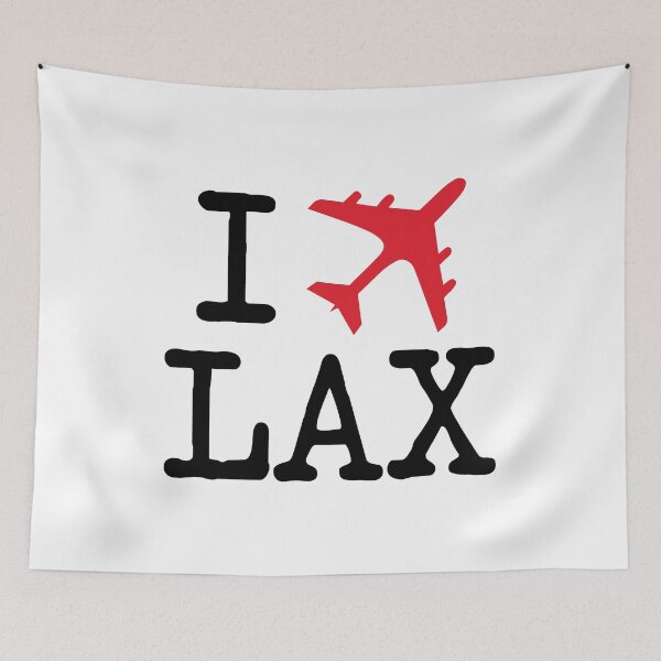Item preview, I Love LAX - Los Angeles International Airport Code Design for Aviation Lovers designed and sold by Ikaroots.