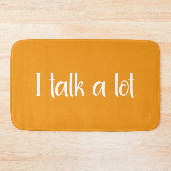 Item preview, I Talk a Lot - Viral Meme (Orange BG) designed and sold by FilipeFerreira.