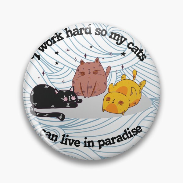 Item preview, Cats live in paradise  designed and sold by Hight-low-view.