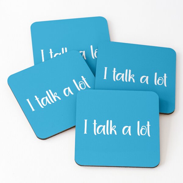 Item preview, I Talk a Lot - Viral Meme (Blue BG) designed and sold by FilipeFerreira.