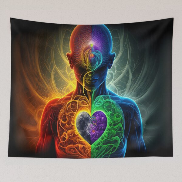 Item preview, Colourful Chakra Around The Body designed and sold by TaurusDigital.