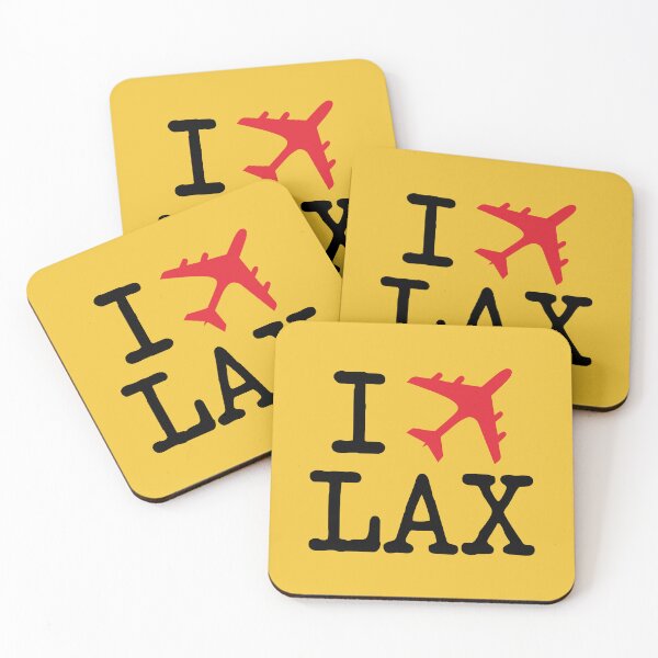 Item preview, I Love LAX - Los Angeles International Airport Code Design for Aviation Lovers designed and sold by Ikaroots.