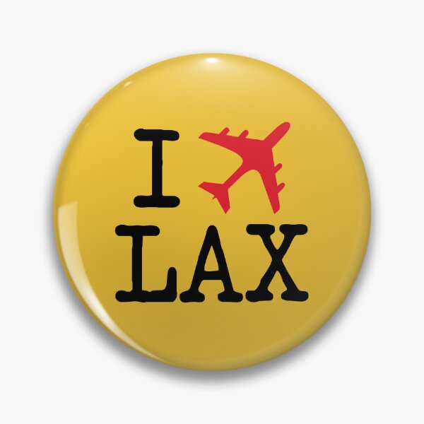 Item preview, I Love LAX - Los Angeles International Airport Code Design for Aviation Lovers designed and sold by Ikaroots.