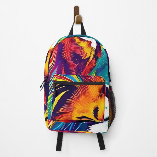 Item preview, Trippy Colorful Lion Portrait - Wildlife Day Design designed and sold by ElLocoMus.