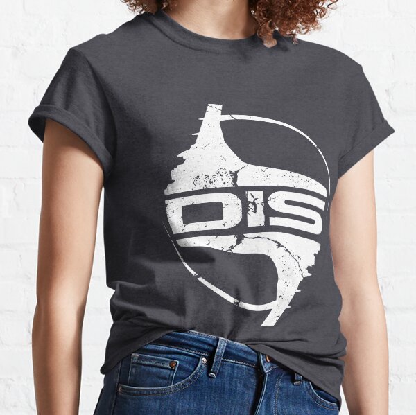 Rundes DIS-Abzeichen in Weiß Classic T-Shirt