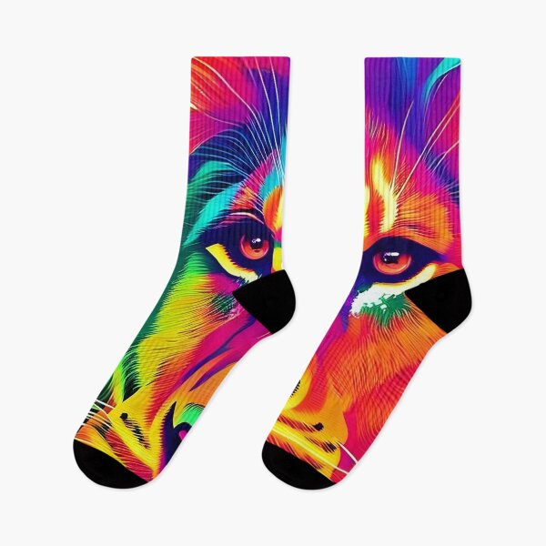 Item preview, Vibrant Lion Portrait - Wildlife Day Design designed and sold by ElLocoMus.