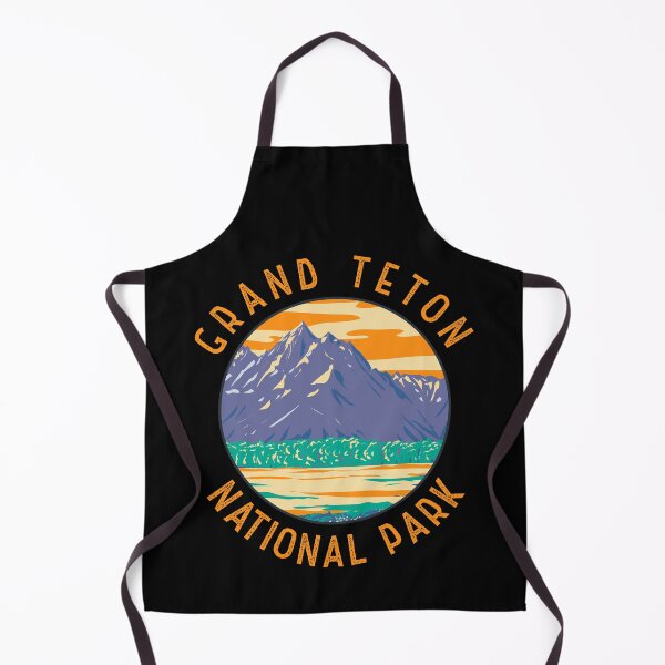 Item preview, Grand Teton National Park In Spring Distressed Circle designed and sold by KrisSidDesigns.