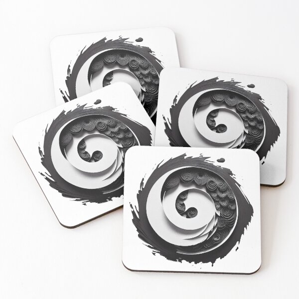Artikelvorschau, Shadowy Swirls Digitaldrucke entworfen und verkauft von JunoMoLLC.