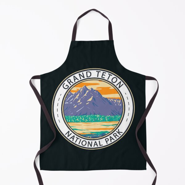 Item preview, Grand Teton National Park In Spring Badge designed and sold by KrisSidDesigns.