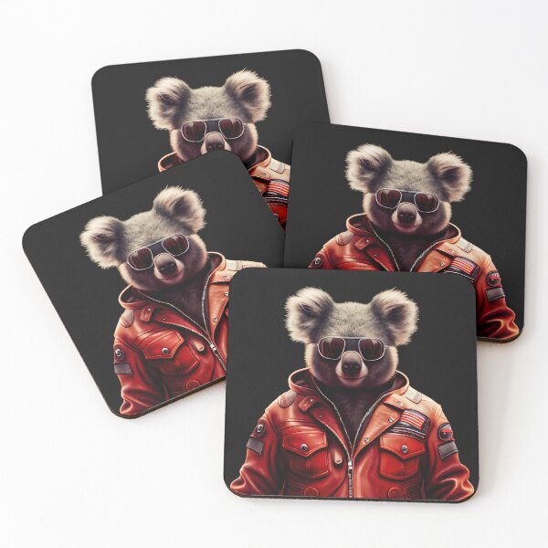 Item preview, Cool Koala Biker Bear designed and sold by MTJ-Mushrooms.