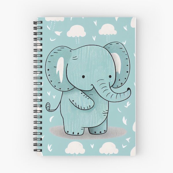 Item preview, Cute pattern of colored elephants designed and sold by CutePatternsRB.