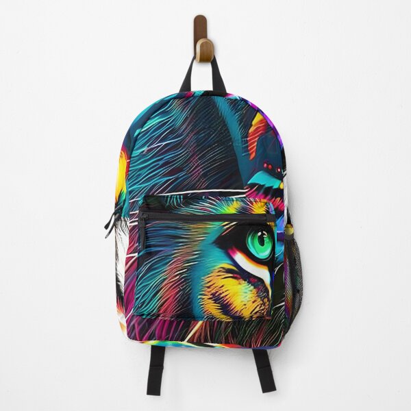 Item preview, Trippy Lion Portrait - Wildlife Day Design designed and sold by ElLocoMus.