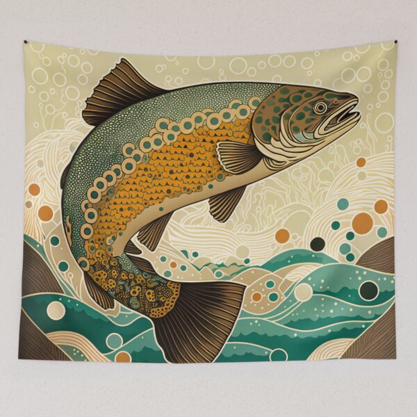 Item preview, Japanese Style Trout  designed and sold by Tai Chan.