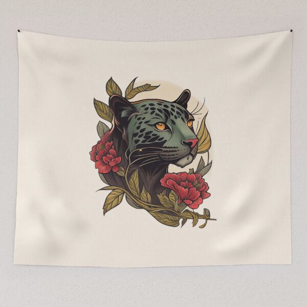 Item preview, Panther Tattoo Design designed and sold by TourDePassion.