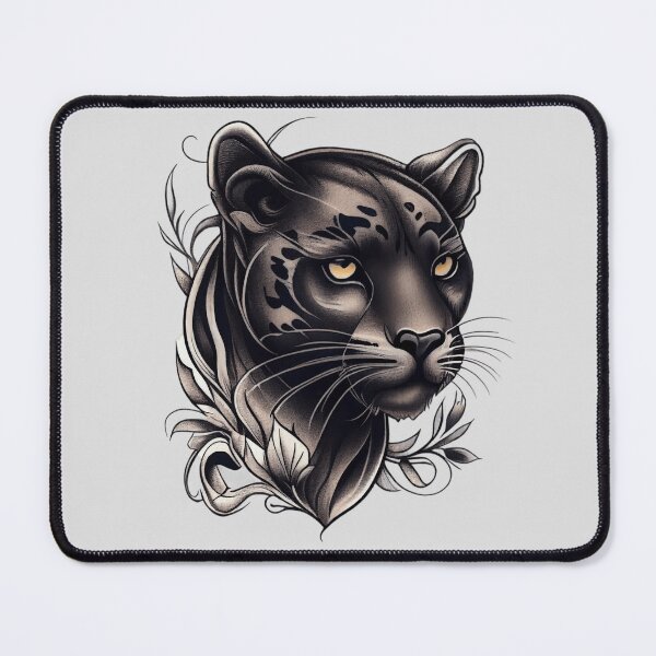Item preview, American Traditional Tattoo Panther designed and sold by TourDePassion.