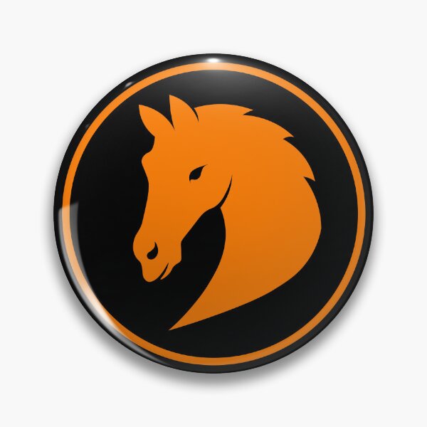 Item preview, orange horse head designed and sold by andrew JOHNSEN.