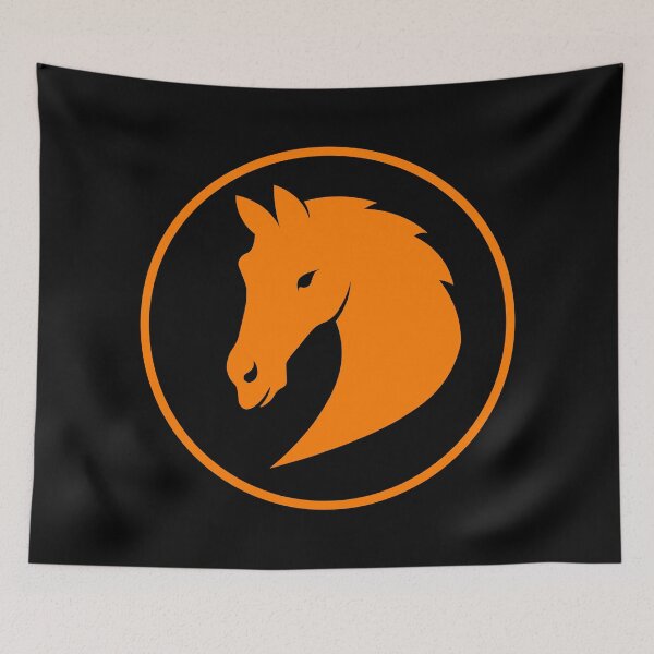 Item preview, orange horse head designed and sold by andrew JOHNSEN.