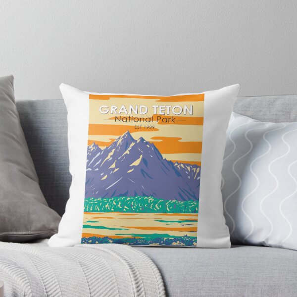 Item preview, Grand Teton National Park In Spring Vintage designed and sold by KrisSidDesigns.