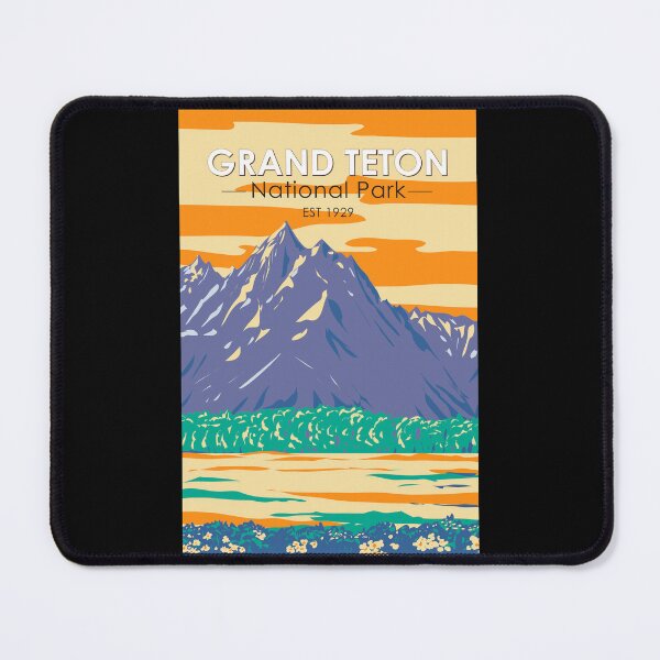 Item preview, Grand Teton National Park In Spring Vintage designed and sold by KrisSidDesigns.