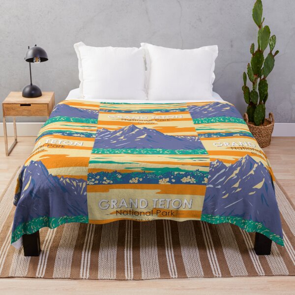 Item preview, Grand Teton National Park In Spring Vintage designed and sold by KrisSidDesigns.