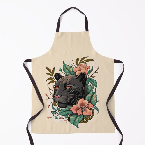 Item preview, Panther Face Tattoo designed and sold by TourDePassion.