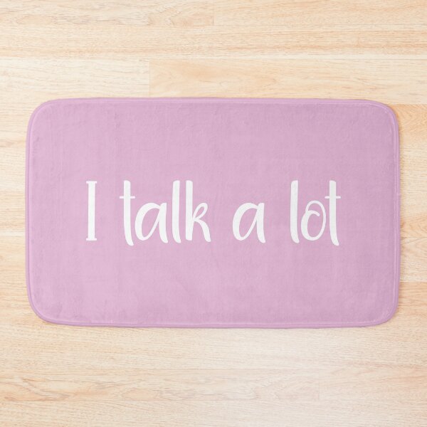Item preview, I Talk a Lot - Viral Meme (Pink BG) designed and sold by FilipeFerreira.