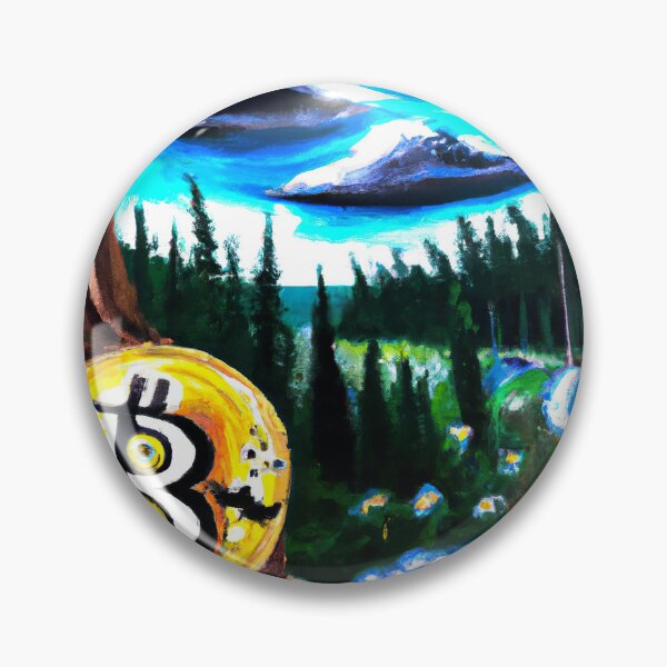 Item preview, Bitcoin Digital Oil Art U2 designed and sold by Artful-Venue.