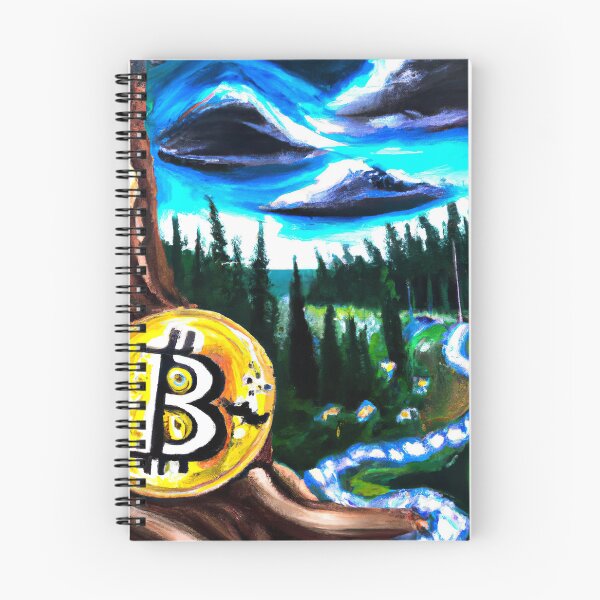 Item preview, Bitcoin Digital Oil Art U2 designed and sold by Artful-Venue.