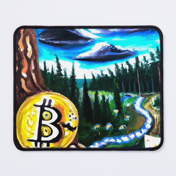 Item preview, Bitcoin Digital Oil Art U2 designed and sold by Artful-Venue.