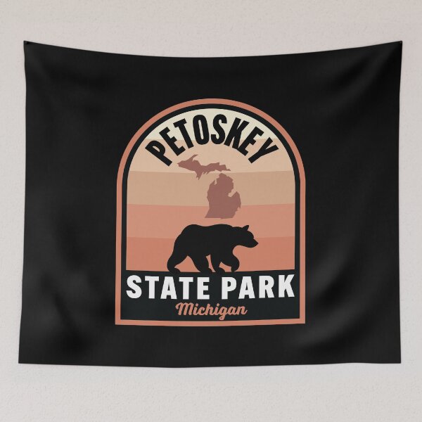 Item preview, Petoskey State Park MI Bear designed and sold by HalpinDesign.