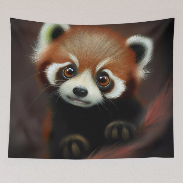 Item preview, Cute Little Red Panda designed and sold by TaurusDigital.