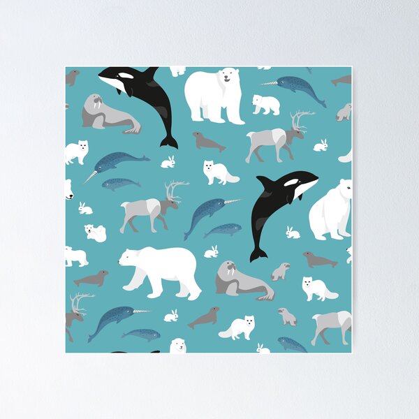 Item preview, arctic animals mint designed and sold by kasumidesign.