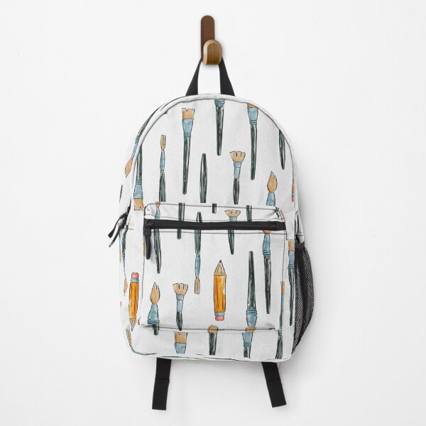 Item preview, Watercolor Paint Brushes Pattern designed and sold by Farissa Designs.
