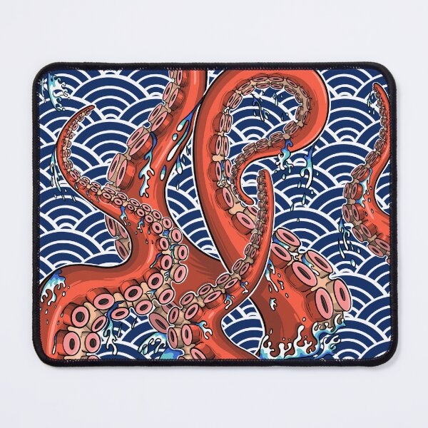 Item preview, Japanese Octopus Tentacles Illustration designed and sold by Tai Chan.