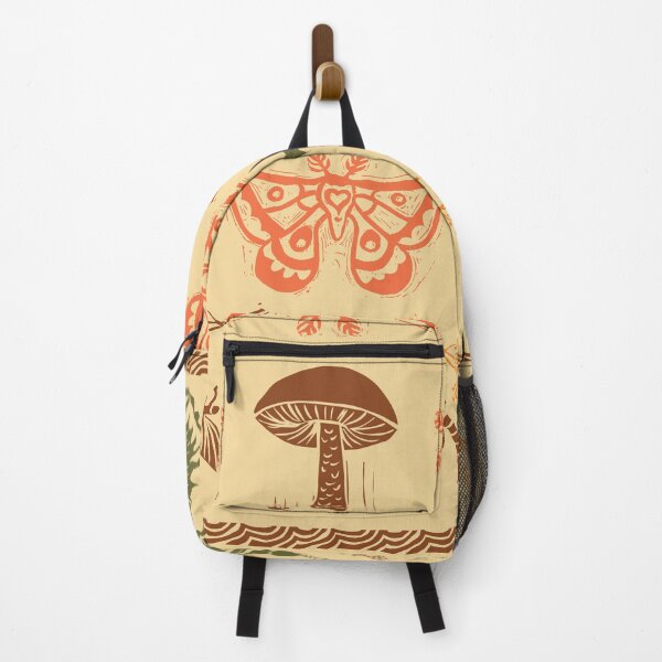 Item preview, Mushroom and Moth Bandana designed and sold by coalbox.