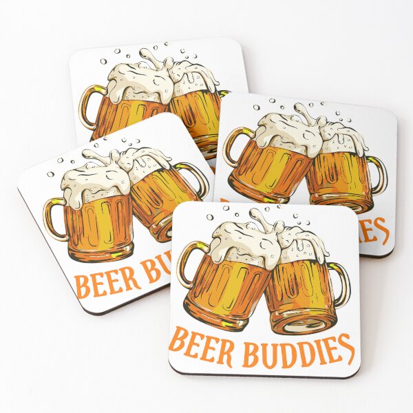 Item preview, Beer buddies beer glasses and beer  designed and sold by Menariya.