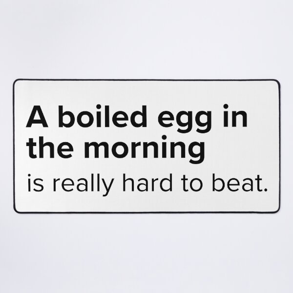 Item preview, A boiled egg in the morning is really hard to beat. | PUNS | The Last of Us designed and sold by AllPunAndGames.