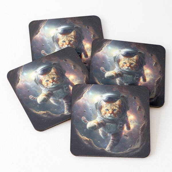 Item preview, Cat in space designed and sold by Miszlerpapashop.