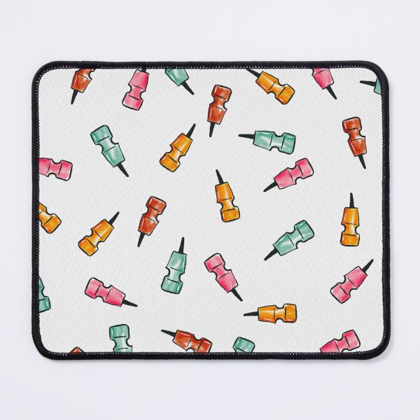 Item preview, Watercolor Thumb Pins Stationary Items Pattern designed and sold by Farissa Designs.