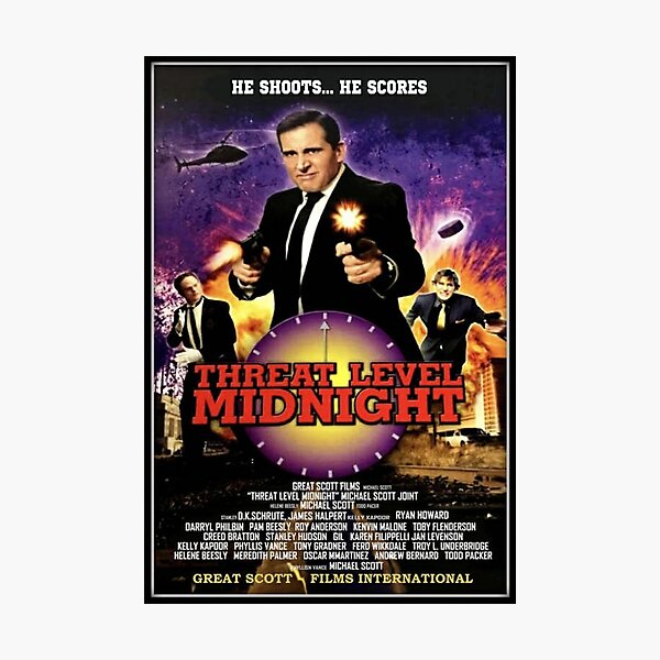 Artikelvorschau, BEDROHUNGSSTUFE MITTERNACHT II // DAS BÜRO US entworfen und verkauft von SlothQueenCo.