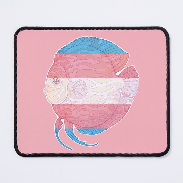 Item preview, Discus tropical fish - Transgender colour flag Pink designed and sold by Puddmuppy.