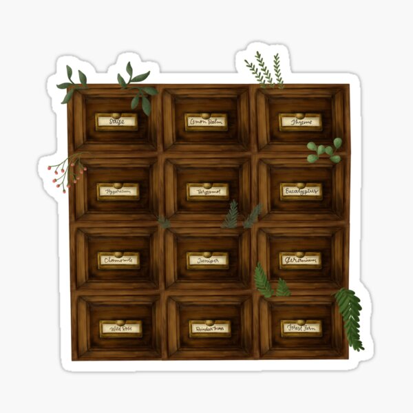 Item preview, Whimsigoth Apothecary Drawers designed and sold by giaowilliams.