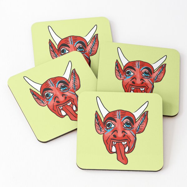 Item preview, Devil mexican folk art mask  designed and sold by corazonbysergio.