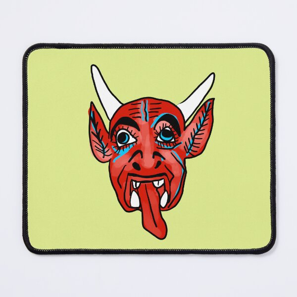 Item preview, Devil mexican folk art mask designed and sold by El Brown Mercado.